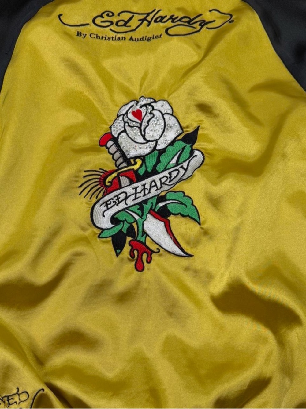 ˙⋆✮Y2K vintage grunge ED hardy jacket ˙⋆✮ - Picture 6 of 7